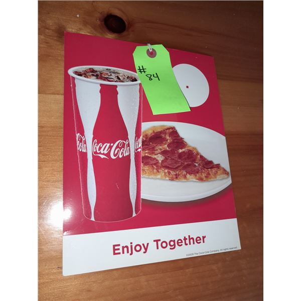 The Fireplace Restaurant - Coca Cola "Enjoy Together" Sign