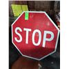 Image 1 : The Fireplace Restaurant - Metal Stop Street Sign