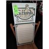 Image 1 : The Fireplace Restaurant - Gifford's Famous Ice Cream Menu Board Flavor Sign