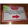 Image 1 : The Fireplace Restaurant - T-Shirts, Mugs, Ice Cream, and Water Sign