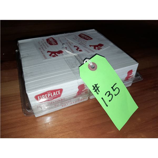The Fireplace Restaurant - Vintage Case Of Business Cards