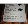 Image 3 : The Fireplace Restaurant - Large "Welcome To the Fireplace" Directional Banner Sign