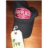 Image 1 : The Fireplace Restaurant - Blue Baseball Cap With Embroidered Patch On Front.