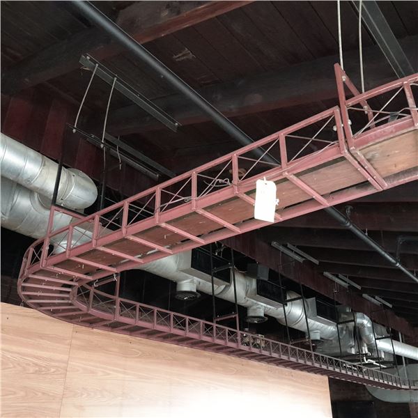Original The Fireplace Restaurant - Genuine Hanging Train Track Set-Up