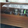 Image 4 : Original The Fireplace Restaurant - Condiment & Pickle Bar Counter W/ All Accessories