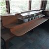 Image 6 : Original The Fireplace Restaurant - Condiment & Pickle Bar Counter W/ All Accessories