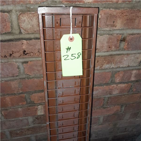 Original The Fireplace Restaurant - Vintage Time Punch Card Wall Mounted Card Holder