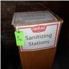 Image 2 : The Fireplace Restaurant - Wooden Sanitizing Station W/ 2 Signs