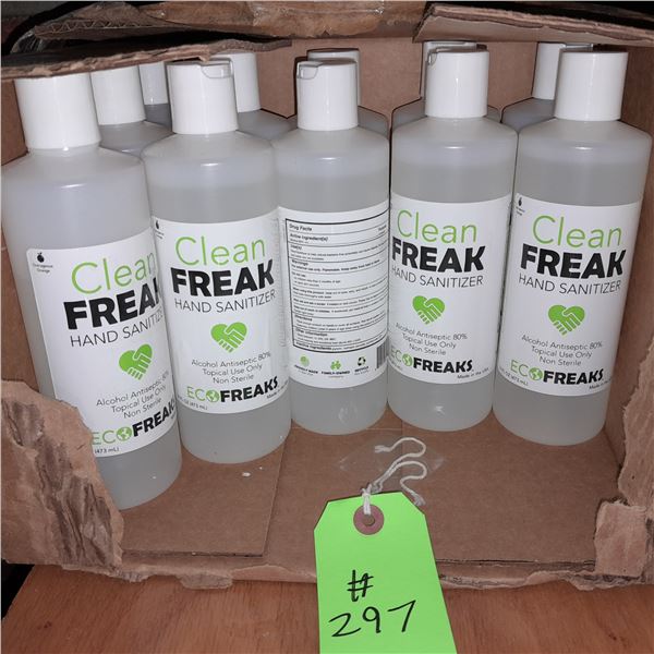 The Fireplace Restaurant - Clean Freak Hand Sanitizer (11 Bottles)
