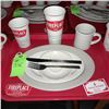 Image 1 : Original The Fireplace Restaurant - Place Seating W/ Tray, 2 Cups, 4 China Pieces, 2 Flatware, 1 Mag