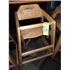 Image 1 : The Fireplace Restaurant - Children's Wooden High Chair