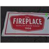 Image 2 : The Fireplace Restaurant - MASSIVE "The Fireplace" Main Sign Vinly Banner