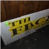 Image 1 : Original The Fireplace Restaurant - DAMAGED Light Up Outdoor Marquee Sign