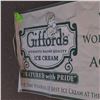 Image 2 : The Fireplace Restaurant - Gifford's Ice Cream Vinyl Banner