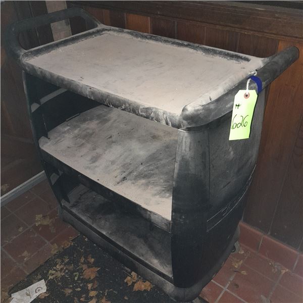 The Fireplace Restaurant - 3 Tier Rolling Custodial Cart