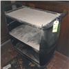 Image 1 : The Fireplace Restaurant - 3 Tier Rolling Custodial Cart