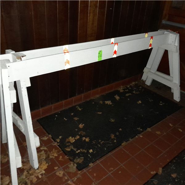 The Fireplace Restaurant - Large Group Of Wooden Street Barricades