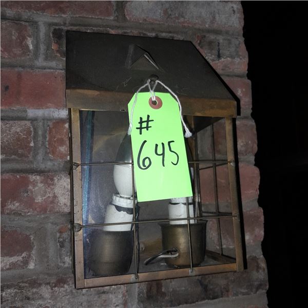 The Fireplace Restaurant - Wall Mounted Lantern Lighting Fixture