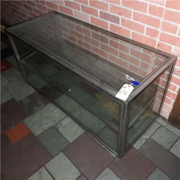 The Fireplace Restaurant - Glass Countertop Pizza Display Case From The Upper Level Pizzaria