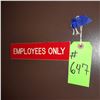 Image 1 : The Fireplace Restaurant - Employees Only Sign