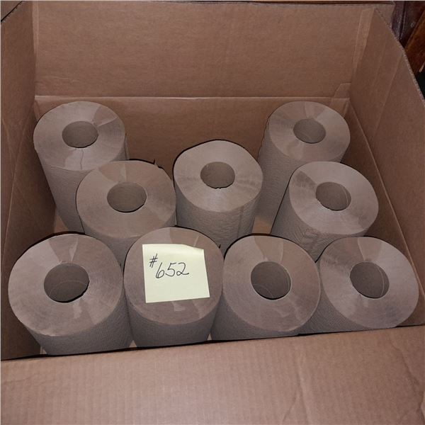 The Fireplace Restaurant - Lot Of 9 Brand New Rolls Of Paper Towels