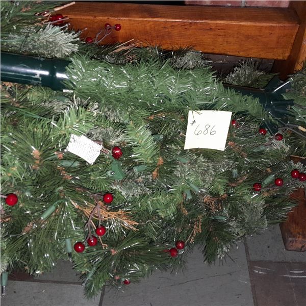 The Fireplace Restaurant - Christmas Trees, Garland, & Decorations