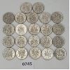 Image 1 : LOT OF 22 - CDN 50 CENT PIECES 