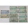 Image 1 : LOT OF 10 - 1937, 1954 & 1967 CAD $1 BANKNOTES - 1954 $5 & $20 BANKNOTES