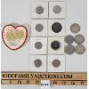 Image 2 : LOT OF 14 - MISC FOREIGN COINS INCL ITALY, SWITZERLAND & U.S. HALF DOLLAR