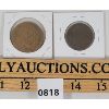 Image 2 : LOT OF 2 - CDN 1842 & 1844 HALF PENNIES