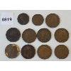 Image 2 : LOT OF 11 - GREAT BRITAIN ONE PENNIES & 10CENT PC - 1897-1946
