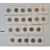 Image 2 : LOT OF 22 - U.S. 5 CENT COINS - INCL 1939-1975