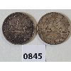 Image 1 : LOT OF 2 - CDN SILVER DOLLAR COINS - INCL 1960 & 1961