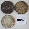 Image 1 : LOT OF 3 - 1960 & 1966 CDN SILVER DOLLAR COINS