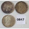 Image 2 : LOT OF 3 - 1960 & 1966 CDN SILVER DOLLAR COINS