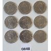 Image 2 : LOT OF 9 - 1980 & 1986 CDN ONE DOLLAR COINS