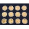 Image 2 : ROYAL MINT - THE PIEDFORT COLLECTION - NICKEL PLATED FINE GOLD $2 COINS SET