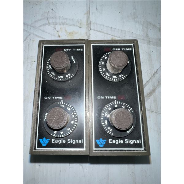 Lot of (2) Eagle Signal Timers