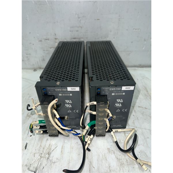 Lot of (2) Nemic Lambda #EWS150-GS2 Power Supplies