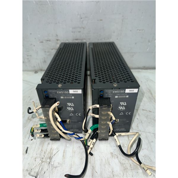 Lot of (2) Nemic Lambda #EWS150-GS2 Power Supplies