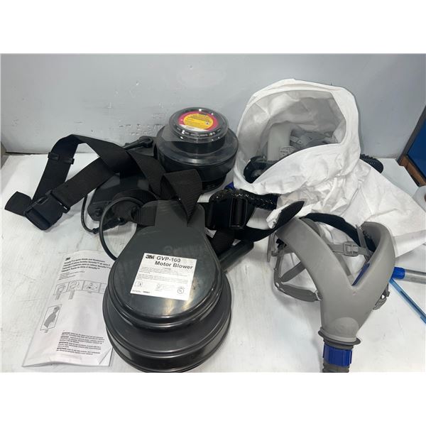 Lot of (2) 3M GVP-100 GVP-111 GVP-443 Powered Air Purifying Respirator Systems