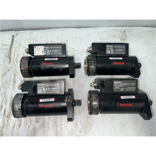 Lot of (4) Rexroth #4DMC160 / 0 608 820 115 Nut Runner Transducers