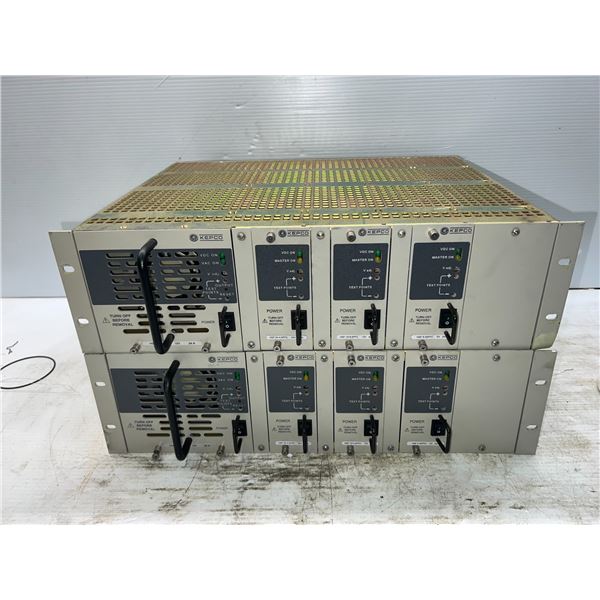 (2) Kepco #RA 19-5B Racks w/Modules as Pictured