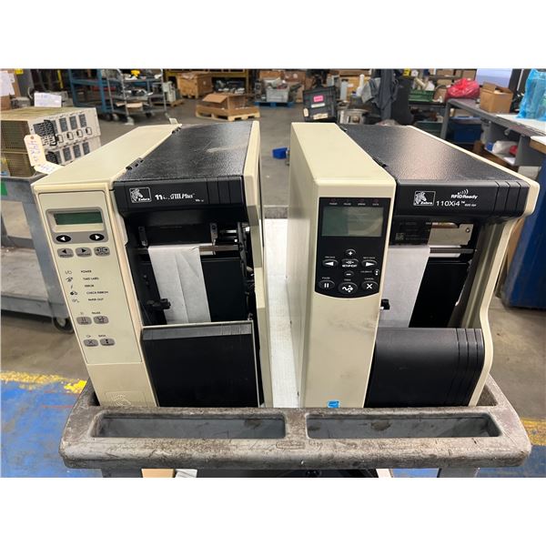 Lot of (2) ZEBRA TECHNOLOGIES Printers