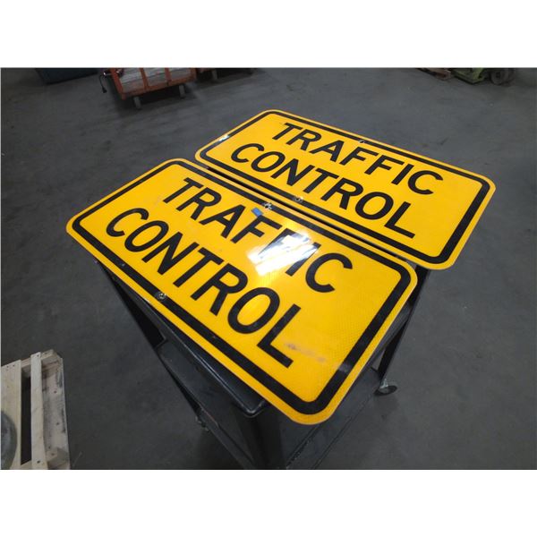 2 Traffic Control Signs