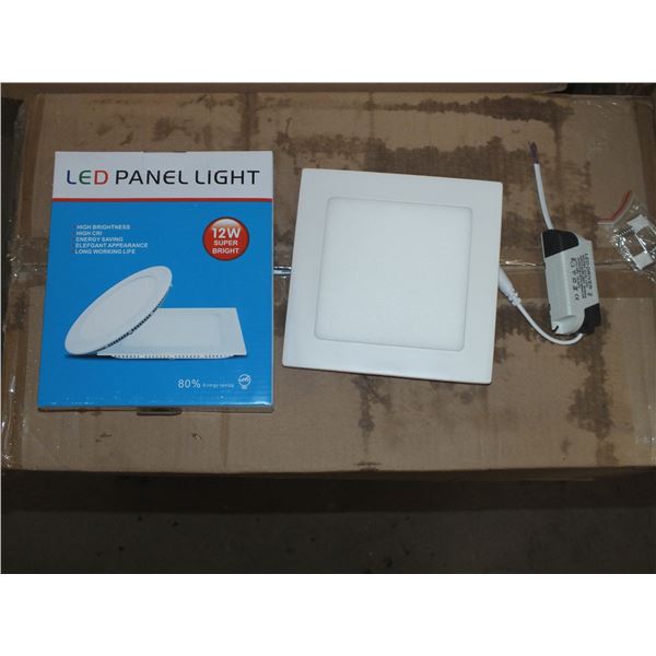 10 12 Watt LED Panel Lights