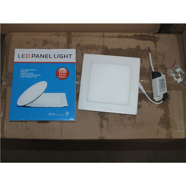 10 12 Watt LED Panel Lights