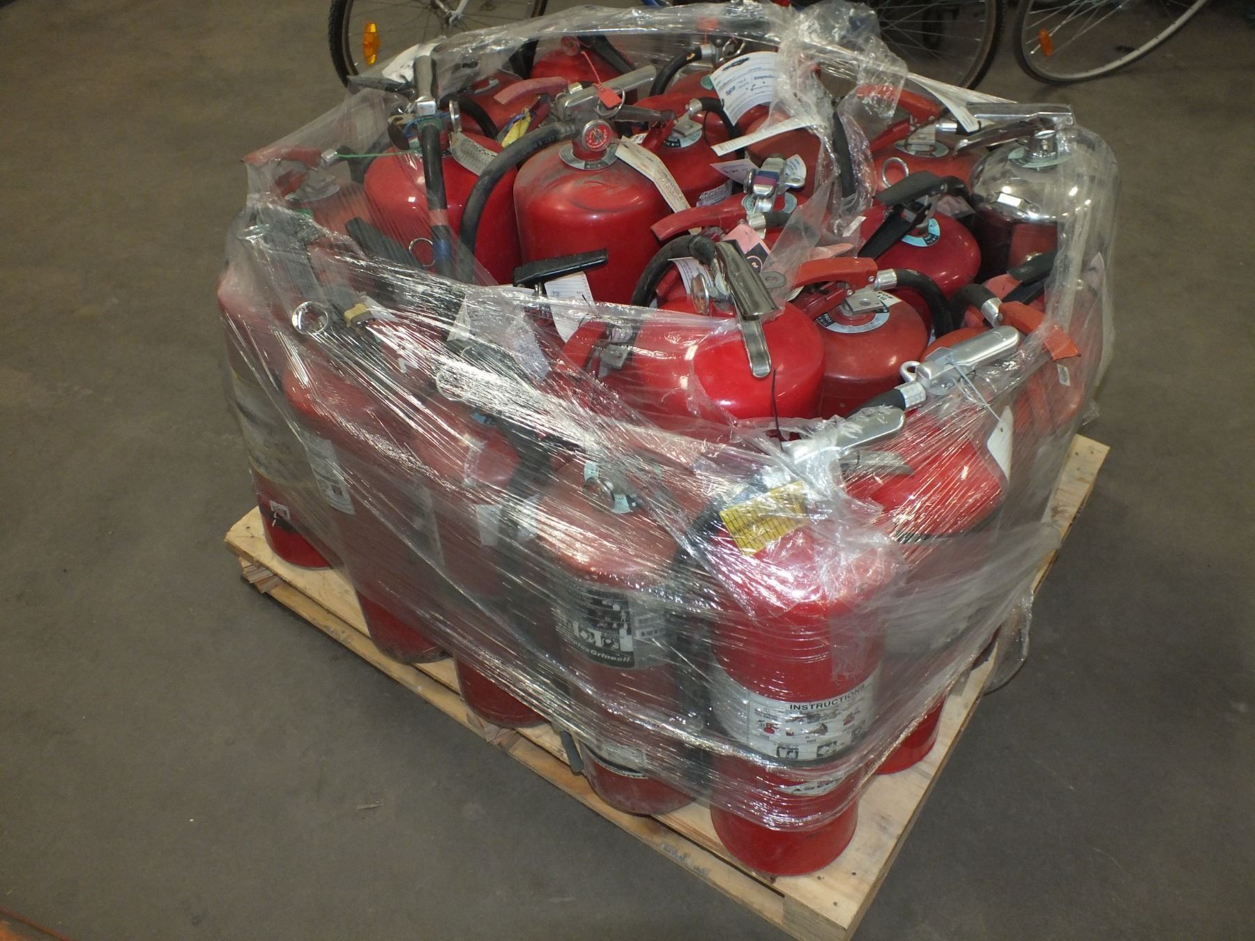2 Pallets Of Fire Extinguishers