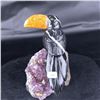 Image 4 : Natural Stone Handcarved Quartz Bird