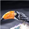 Image 7 : Natural Stone Handcarved Quartz Bird
